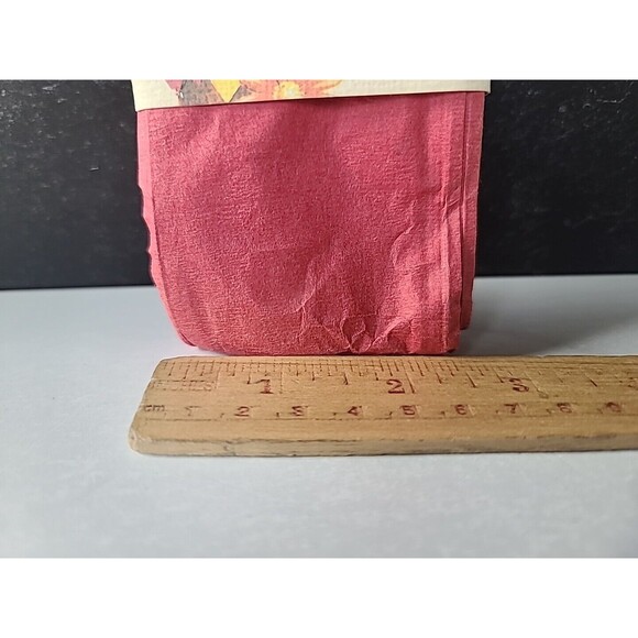 Plaid Shaper Paper Red Wire-Edged Paper Ribbon, Vintage READ - Picture 10 of 10